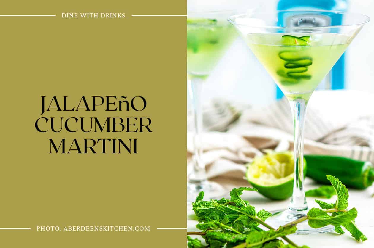 Jalapeño Cucumber Martini