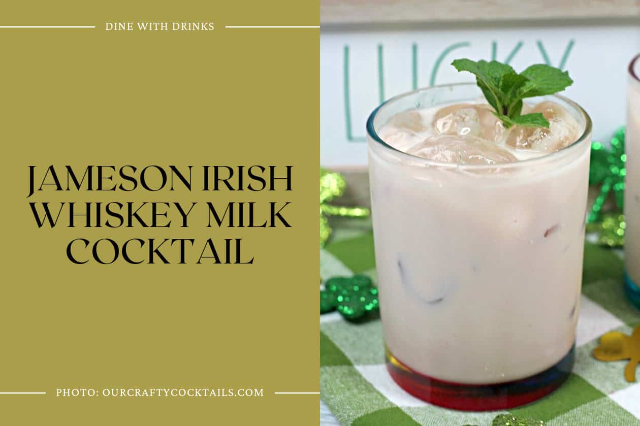 Jameson Irish Whiskey Milk Cocktail