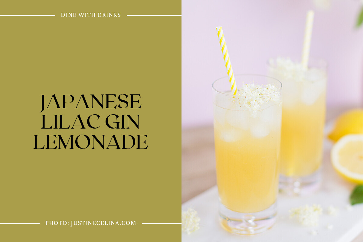 Japanese Lilac Gin Lemonade