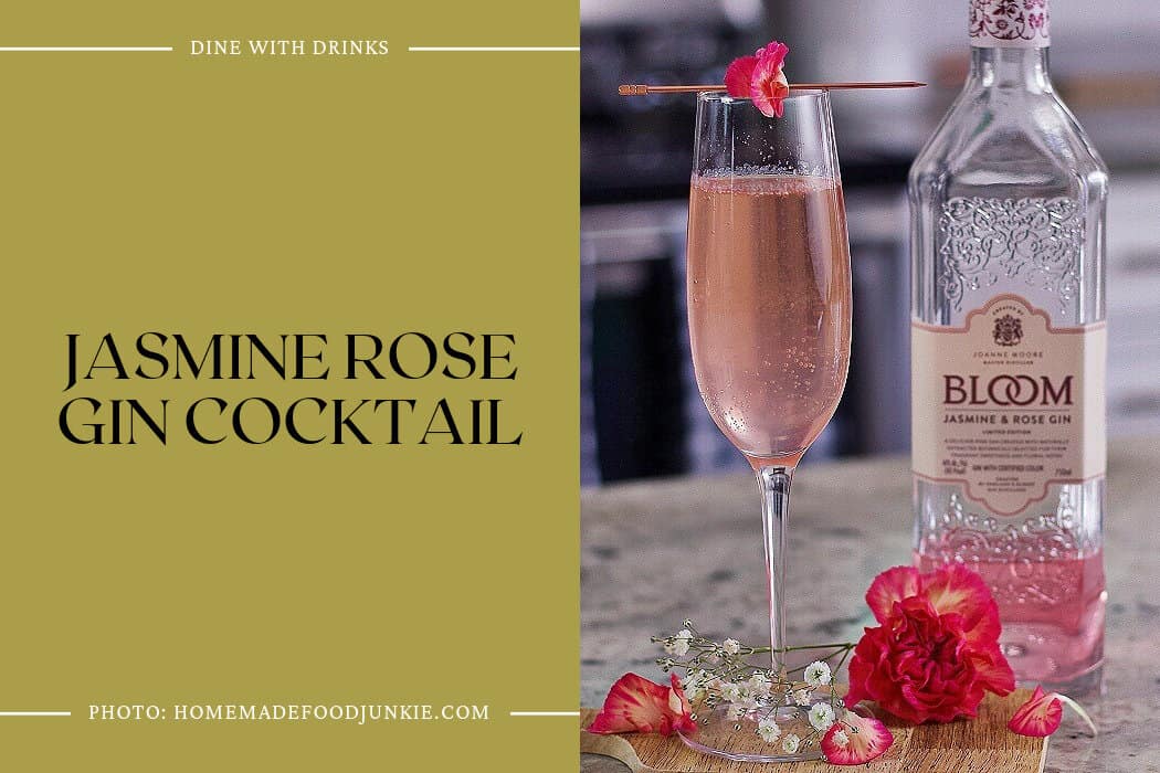 Jasmine Rose Gin Cocktail