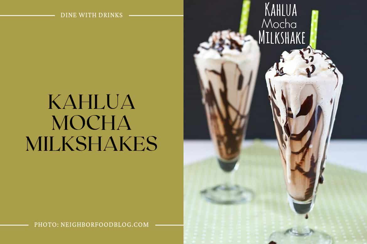 Kahlua Mocha Milkshakes