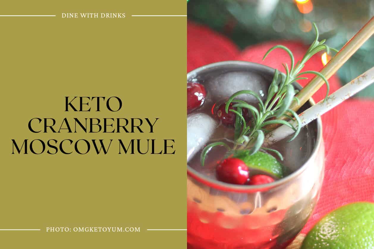 Keto Cranberry Moscow Mule