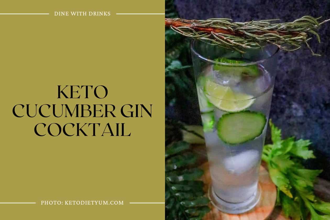 Keto Cucumber Gin Cocktail