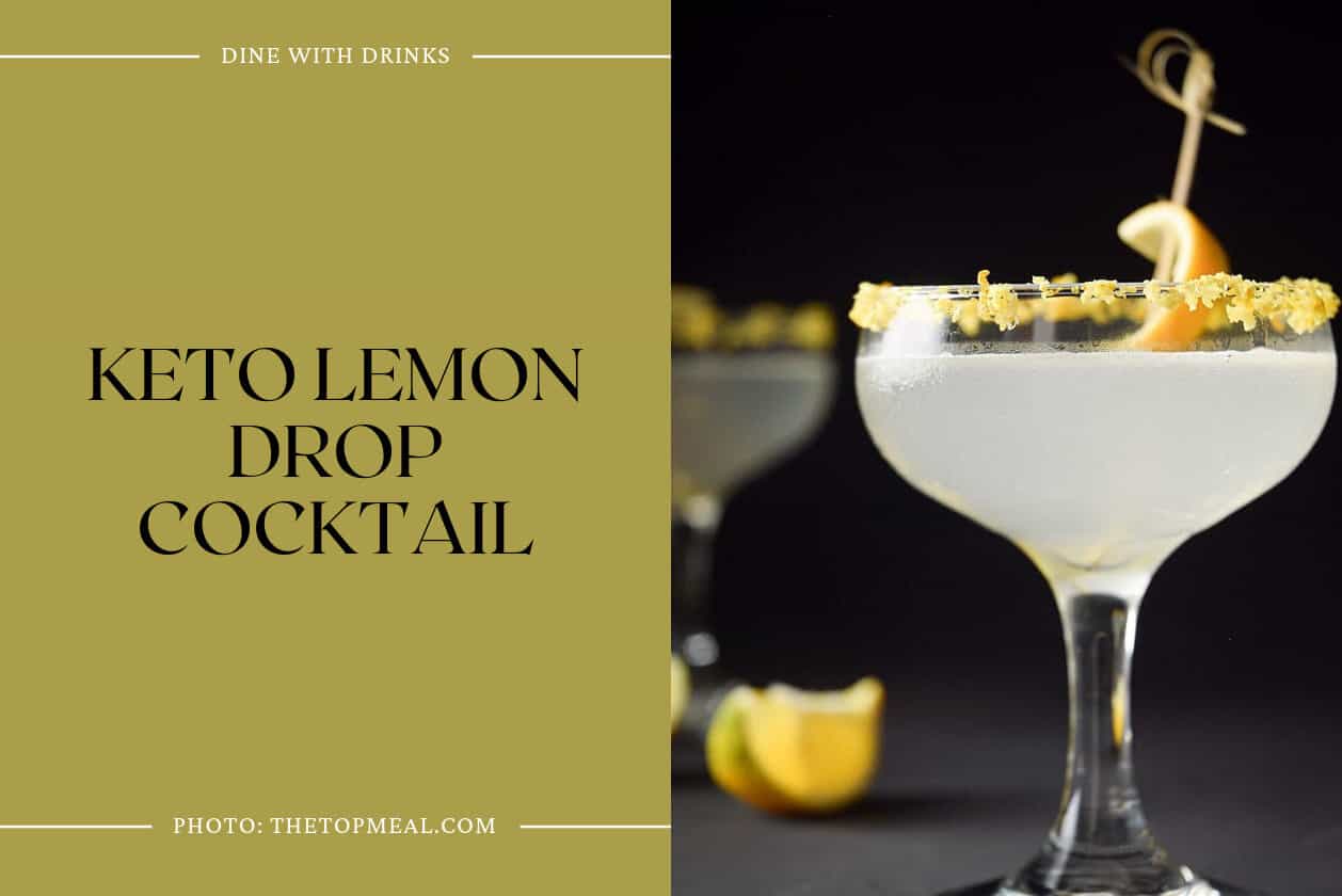 Keto Lemon Drop Cocktail