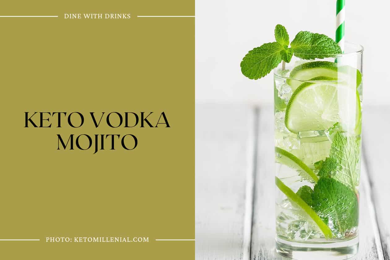Keto Vodka Mojito