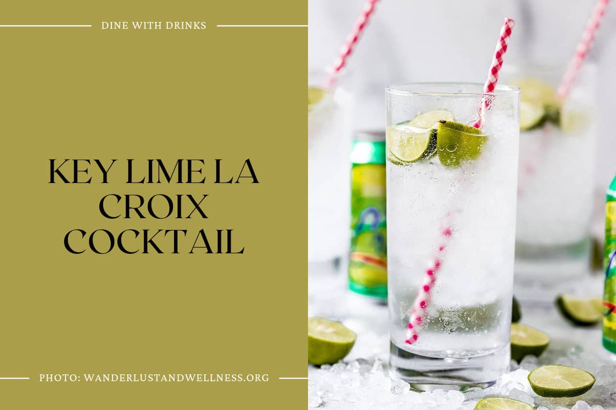 Key Lime La Croix Cocktail