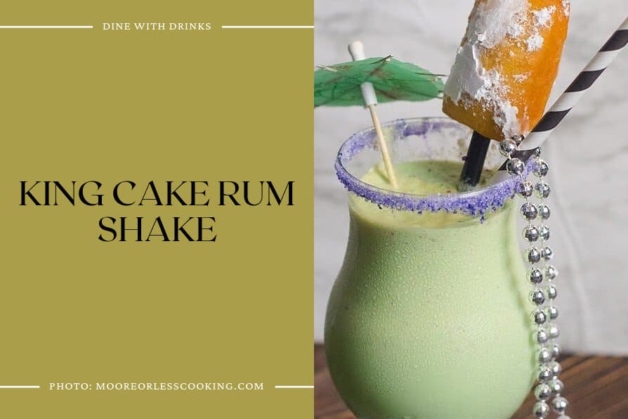 King Cake Rum Shake