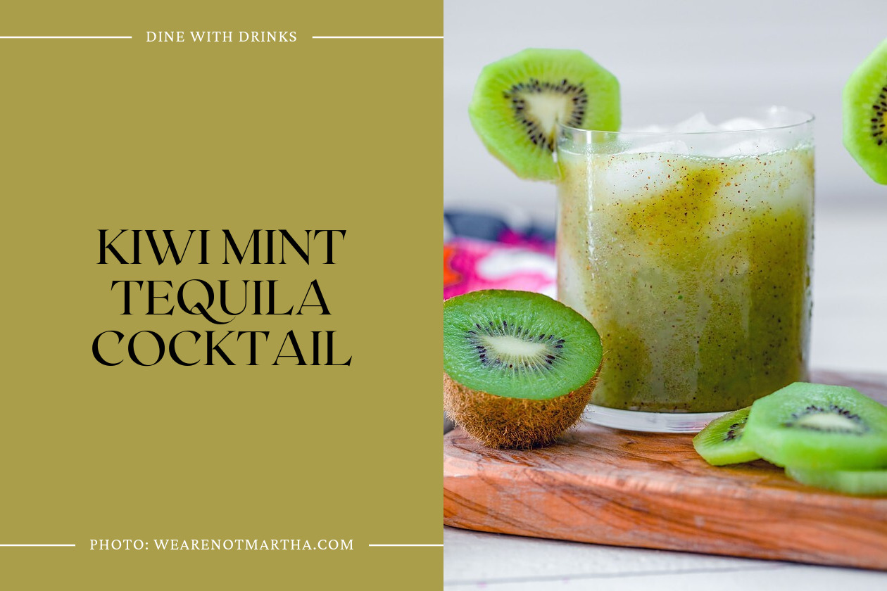 Kiwi Mint Tequila Cocktail
