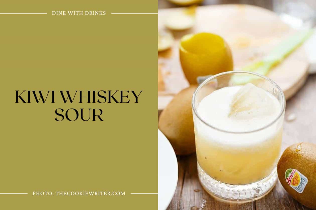 Kiwi Whiskey Sour