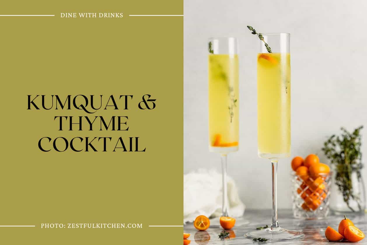 Kumquat & Thyme Cocktail