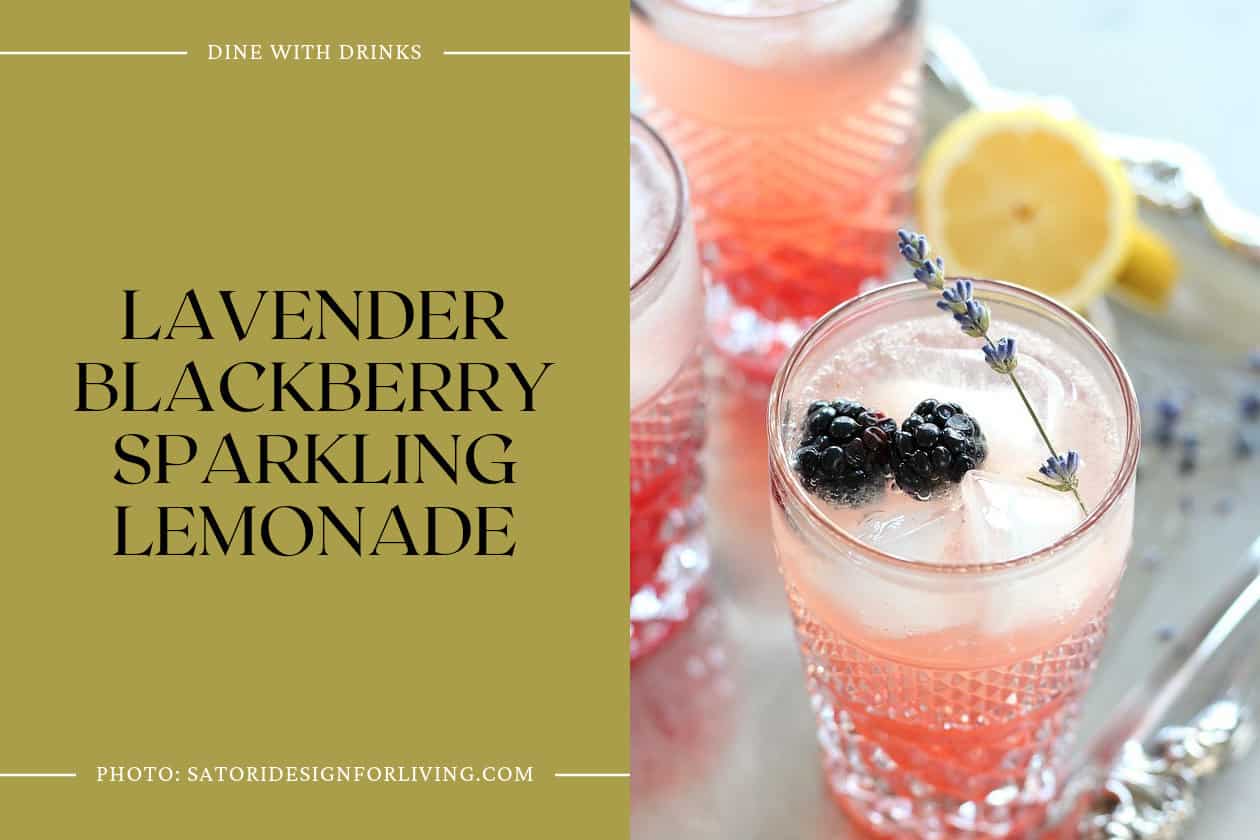 Lavender Blackberry Sparkling Lemonade