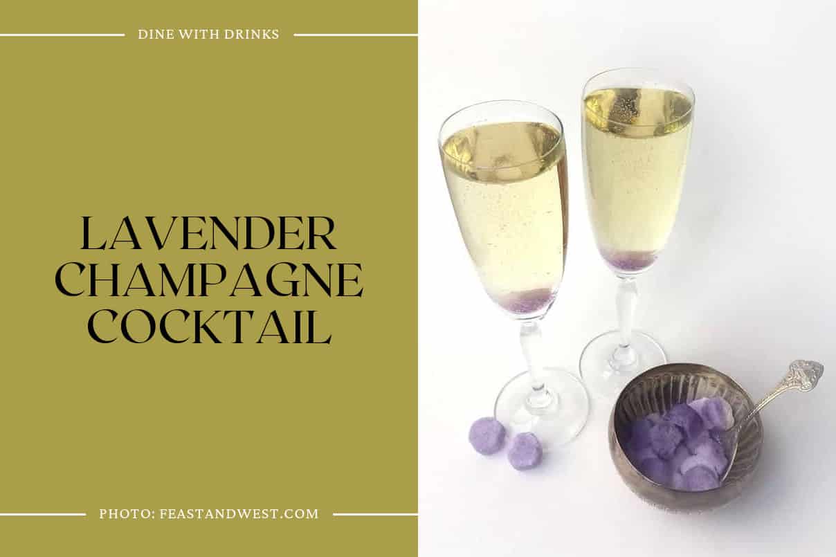 Lavender Champagne Cocktail