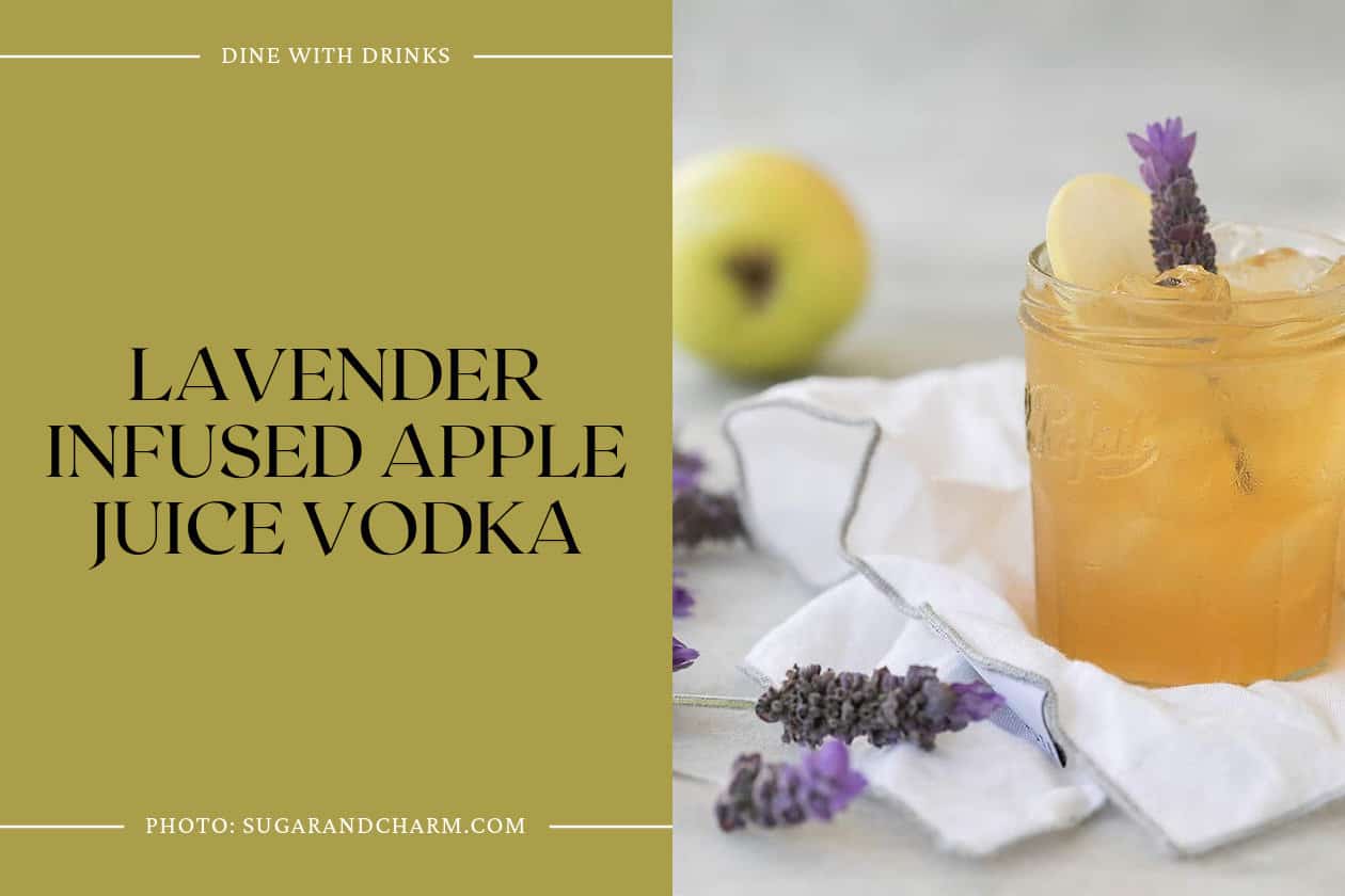 Lavender Infused Apple Juice Vodka