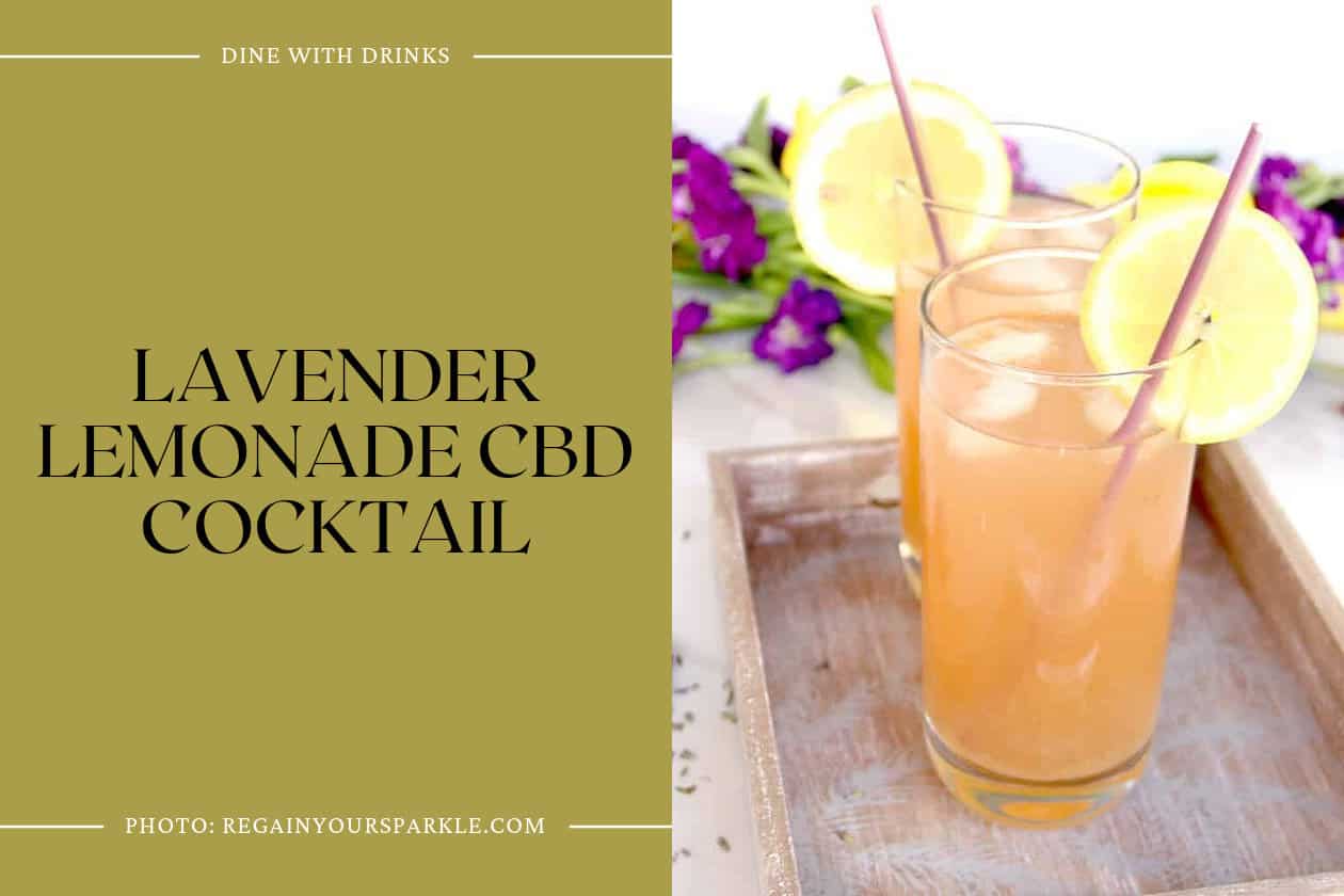 Lavender Lemonade Cbd Cocktail