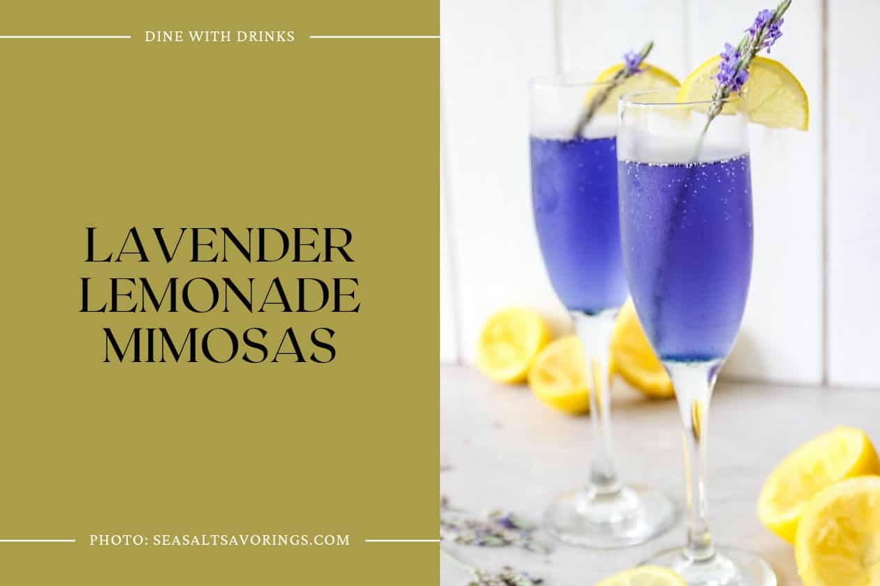 Lavender Lemonade Mimosas