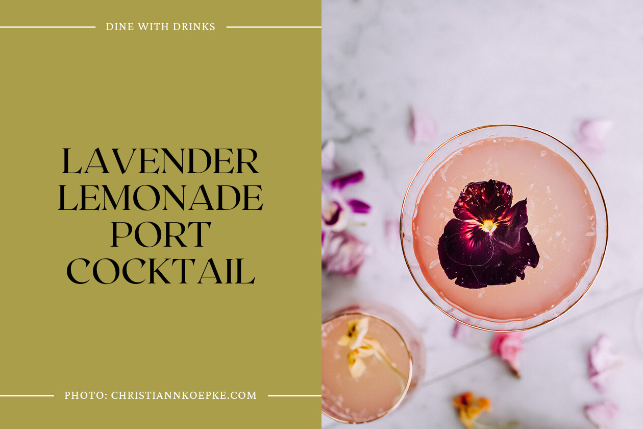 Lavender Lemonade Port Cocktail