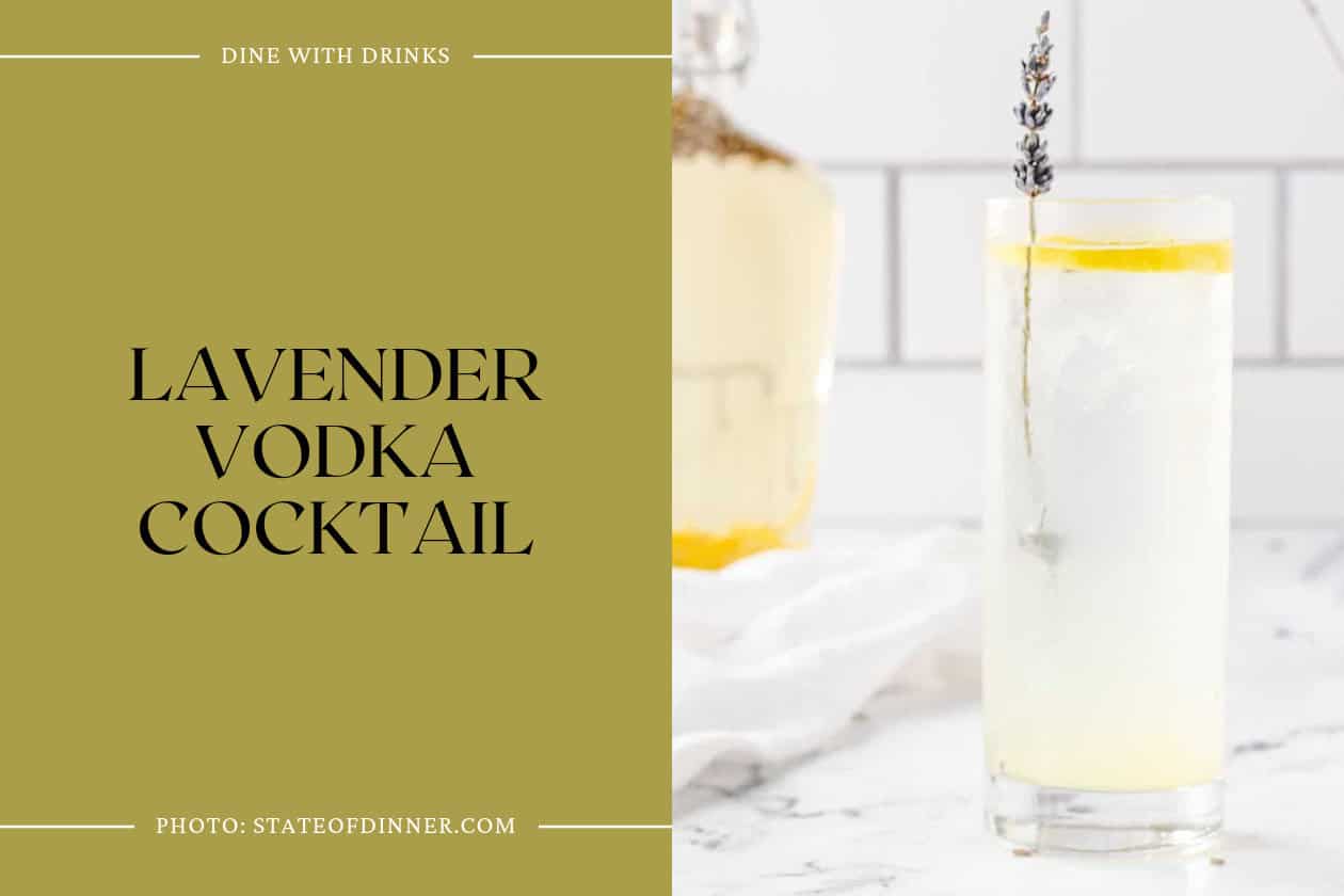 Lavender Vodka Cocktail