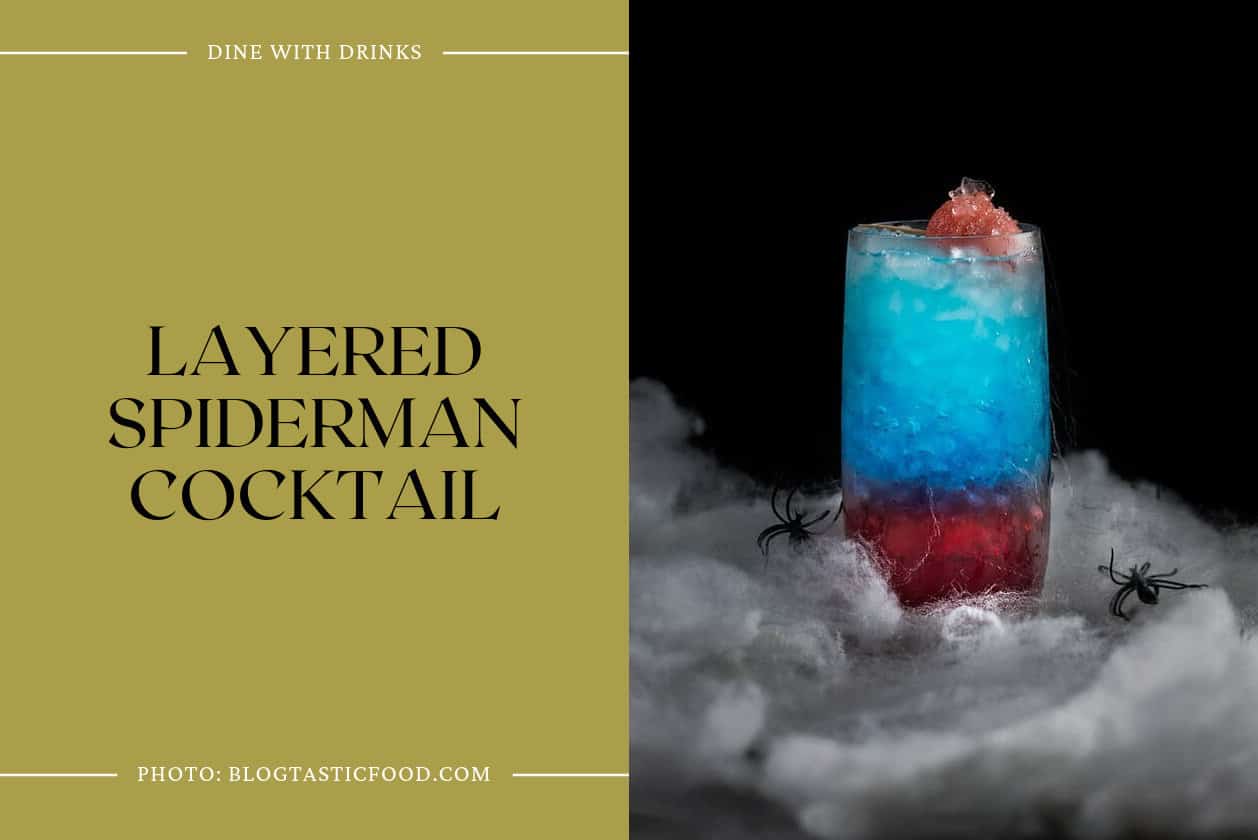 Layered Spiderman Cocktail