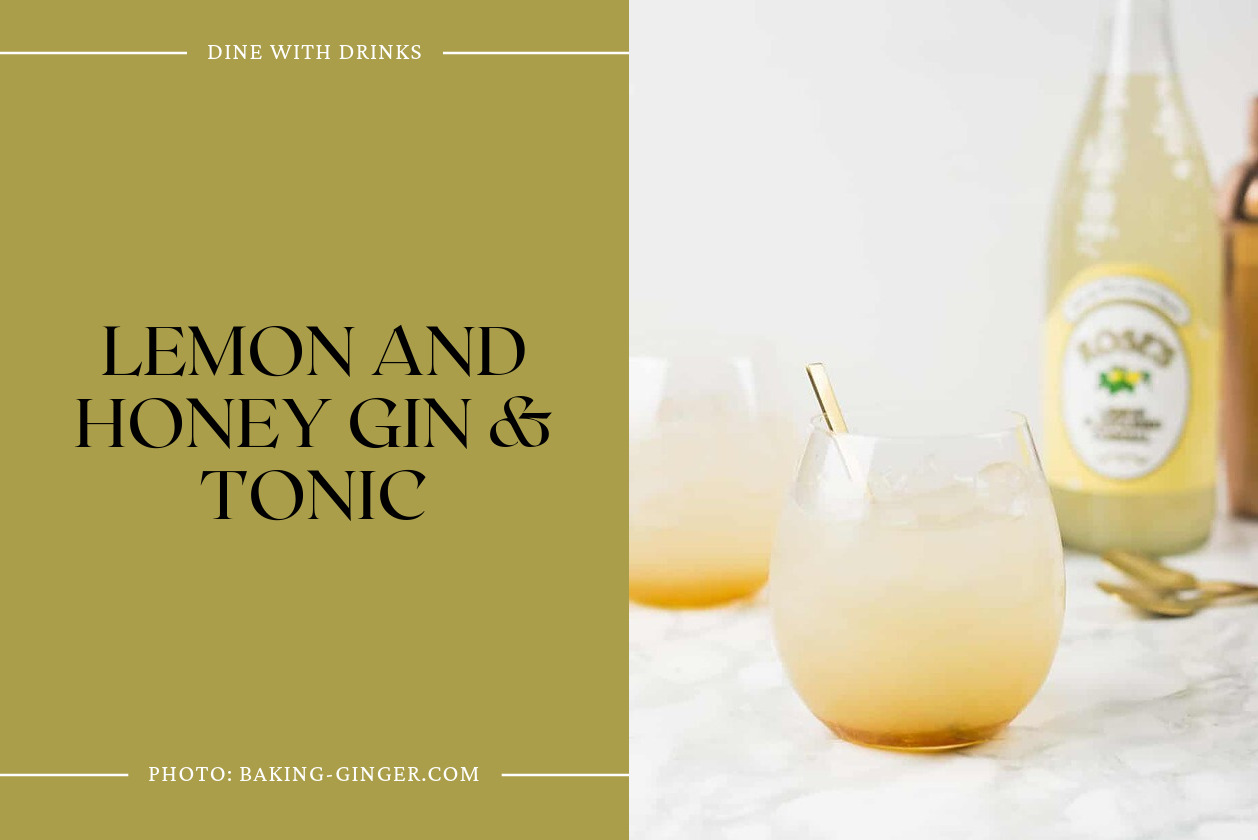 Lemon And Honey Gin & Tonic