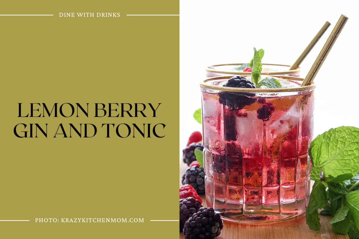 Lemon Berry Gin And Tonic