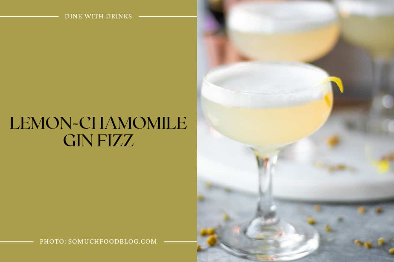 Lemon-Chamomile Gin Fizz