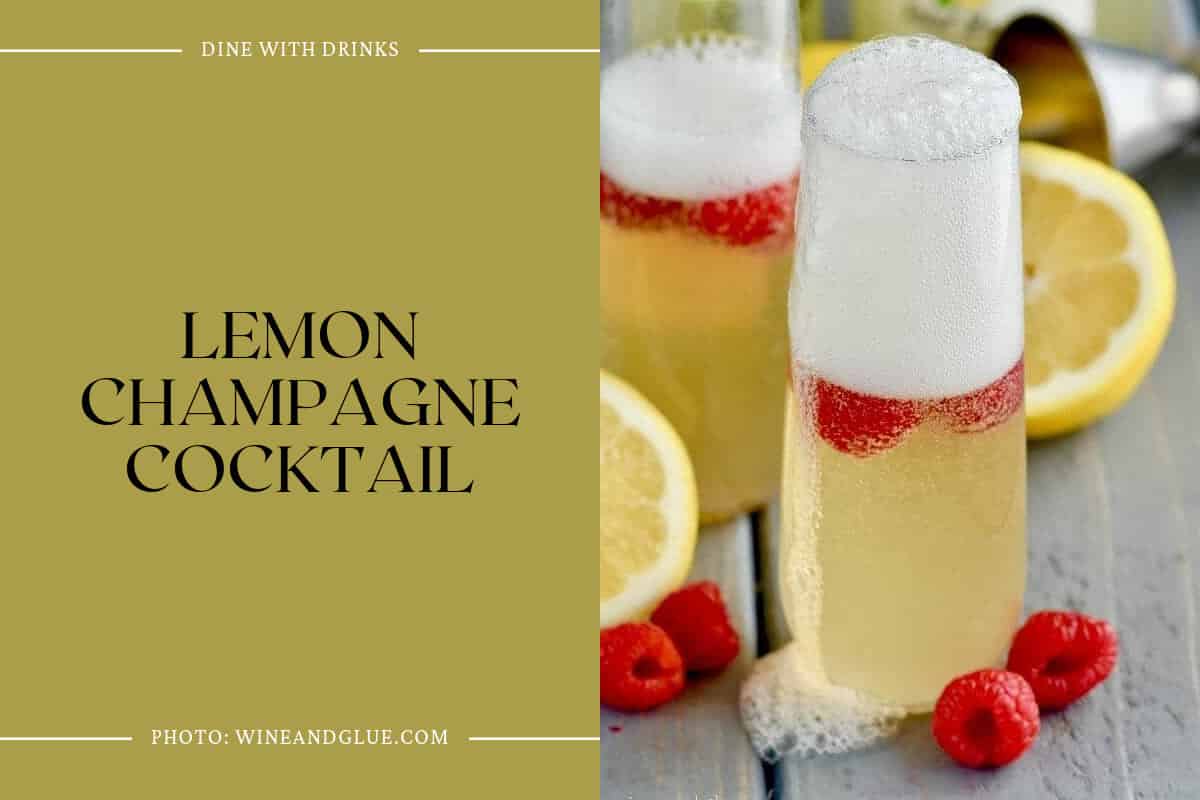 Lemon Champagne Cocktail