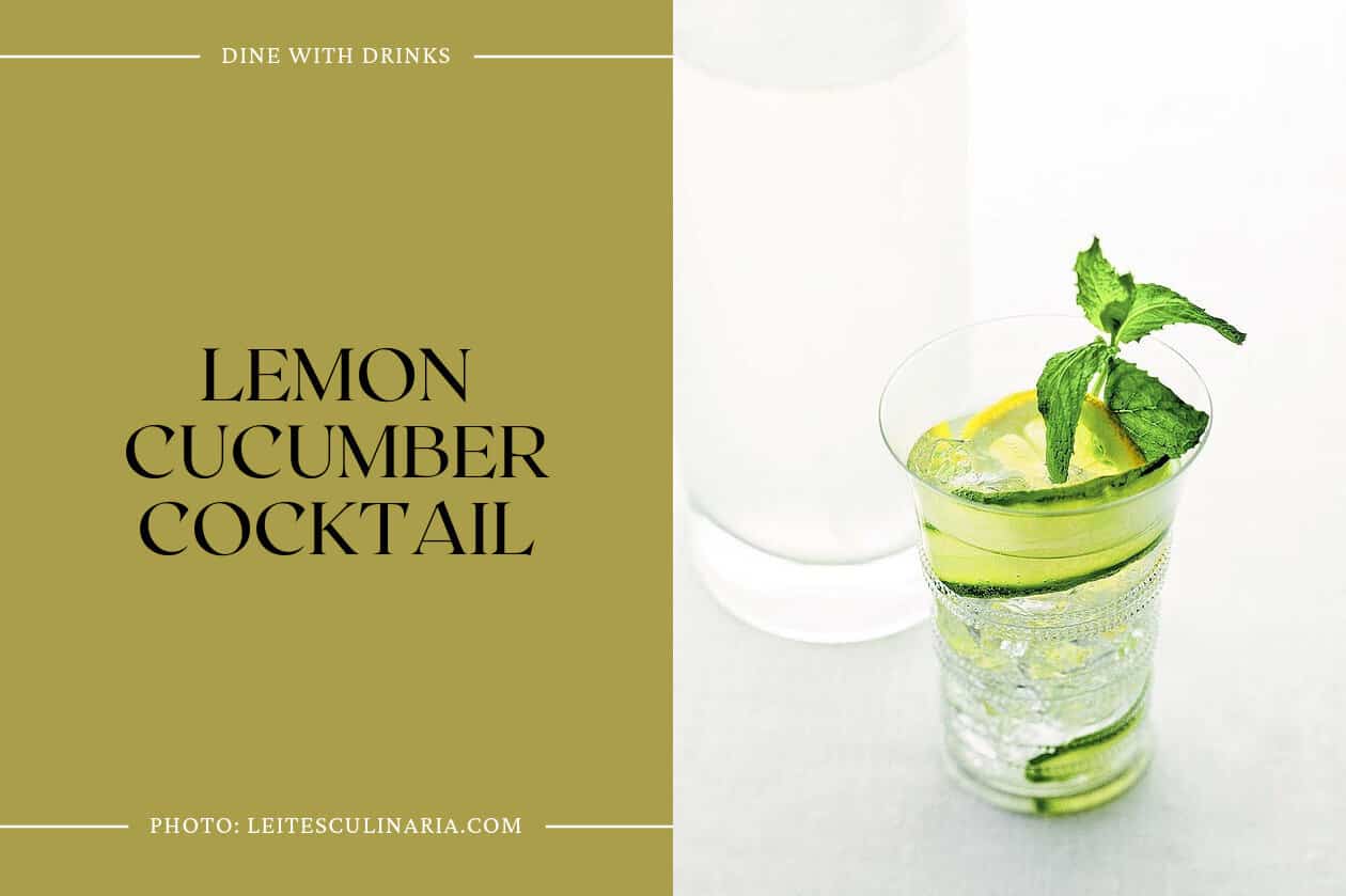 Lemon Cucumber Cocktail