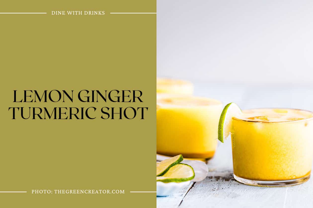 Lemon Ginger Turmeric Shot