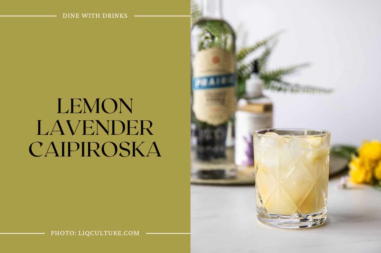 Lemon Lavender Caipiroska
