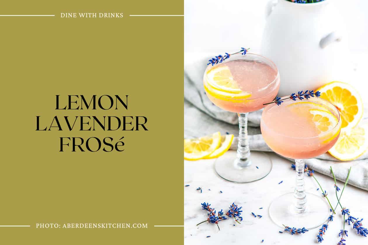 Lemon Lavender Frosé