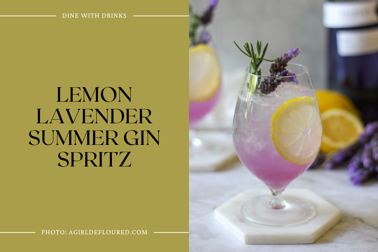 Lemon Lavender Summer Gin Spritz