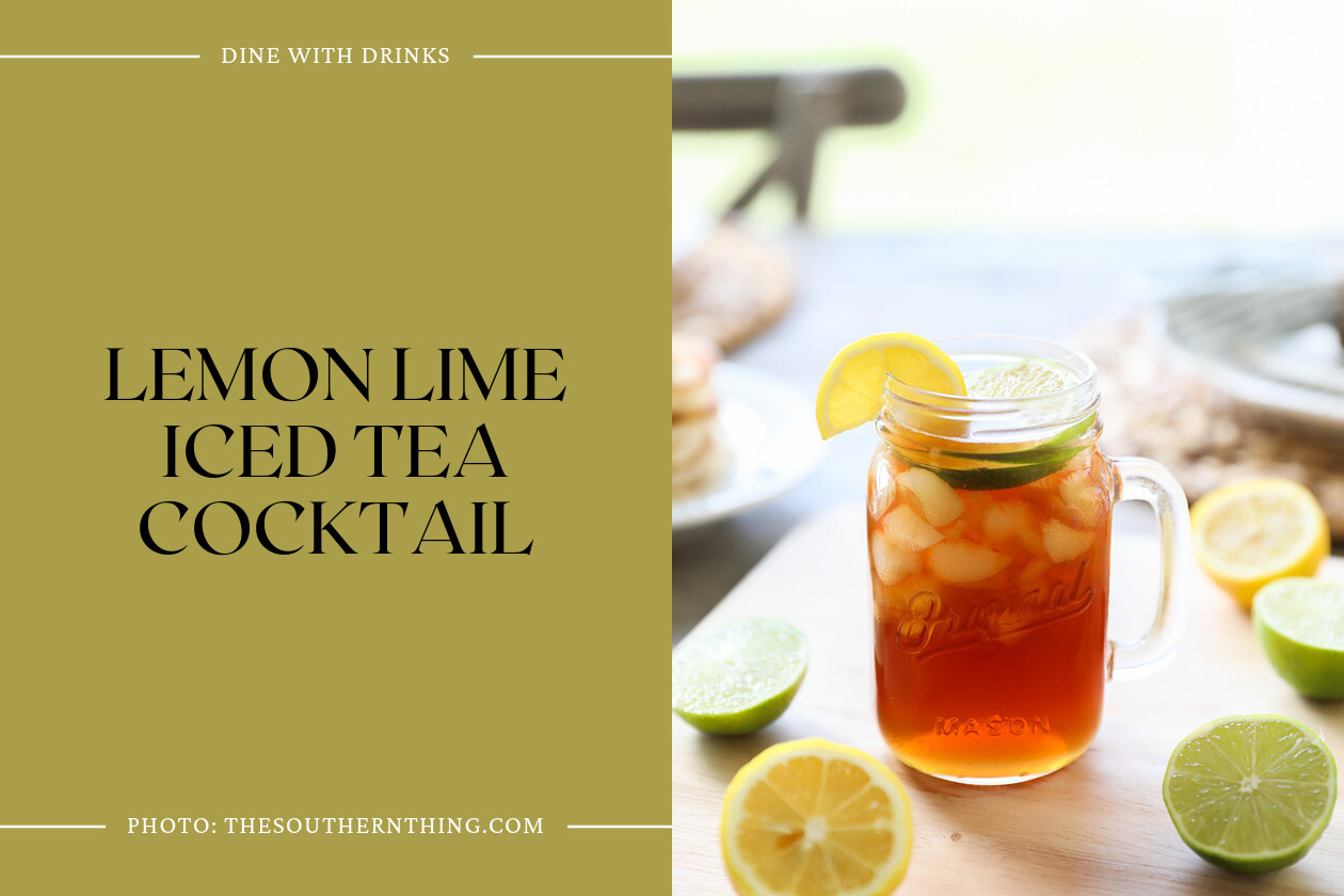 Lemon Lime Iced Tea Cocktail