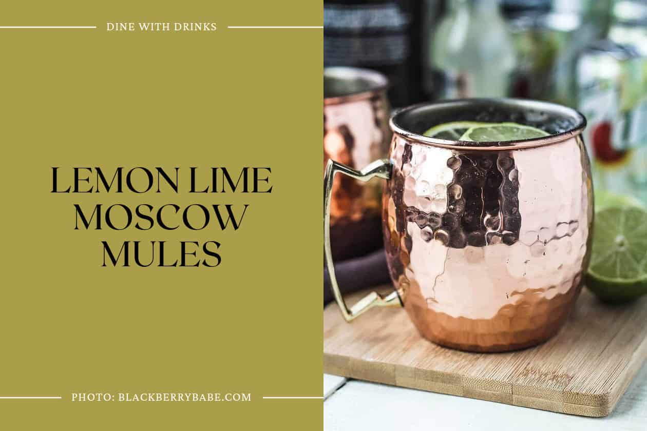 Lemon Lime Moscow Mules