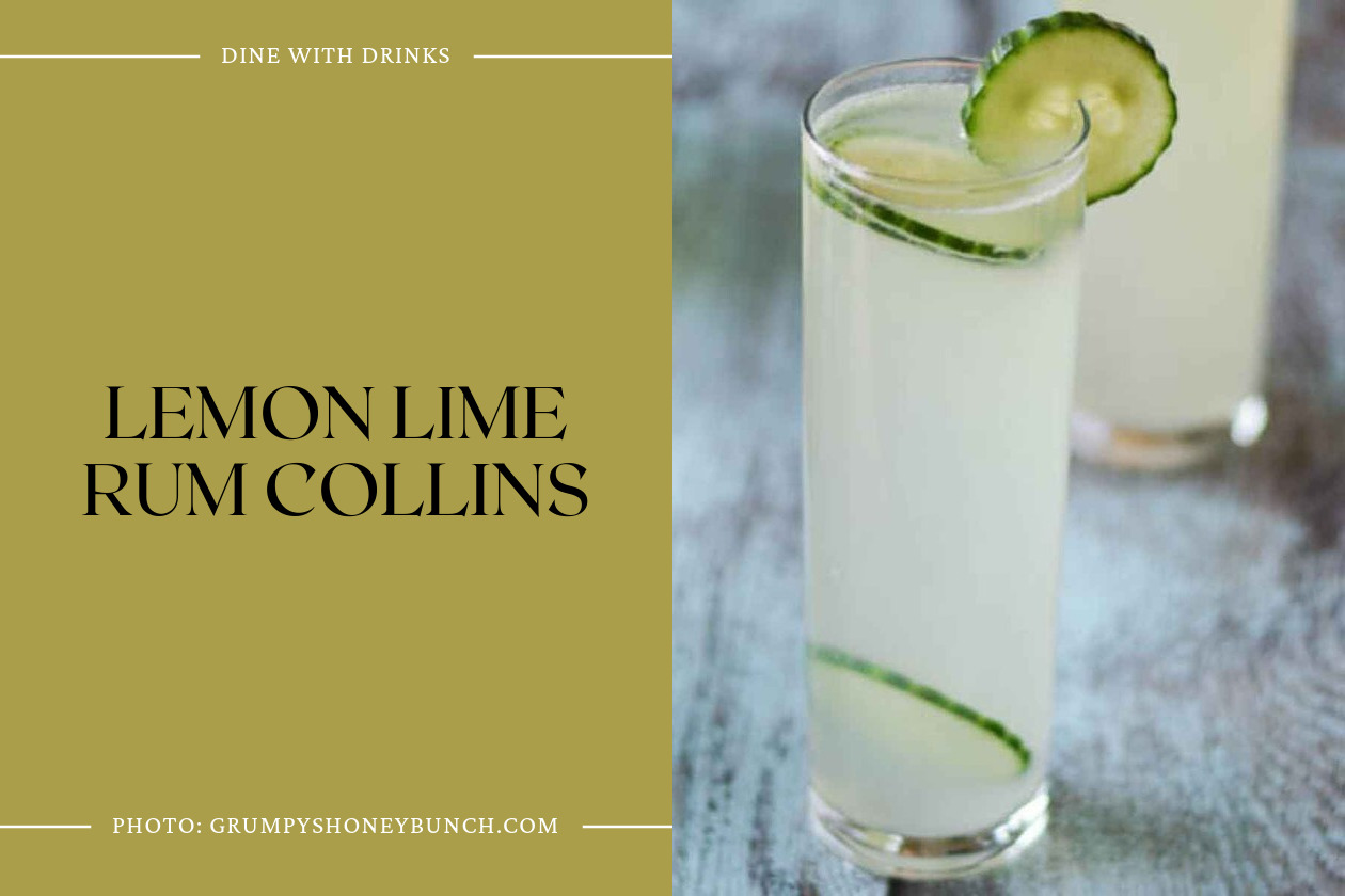 Lemon Lime Rum Collins