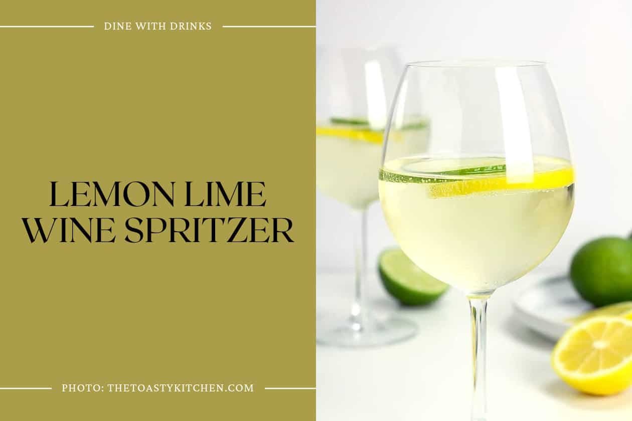 Lemon Lime Wine Spritzer
