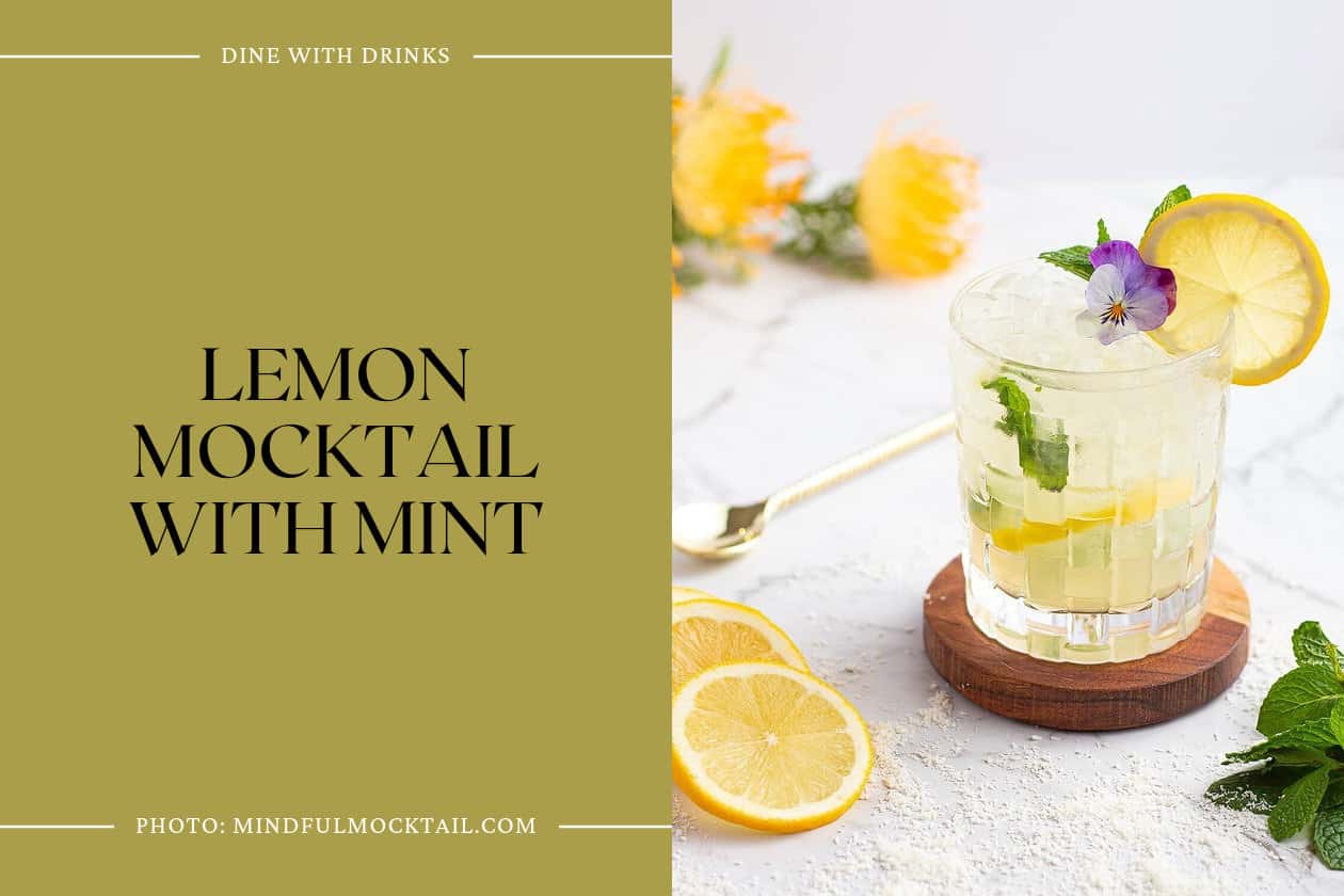 Lemon Mocktail With Mint