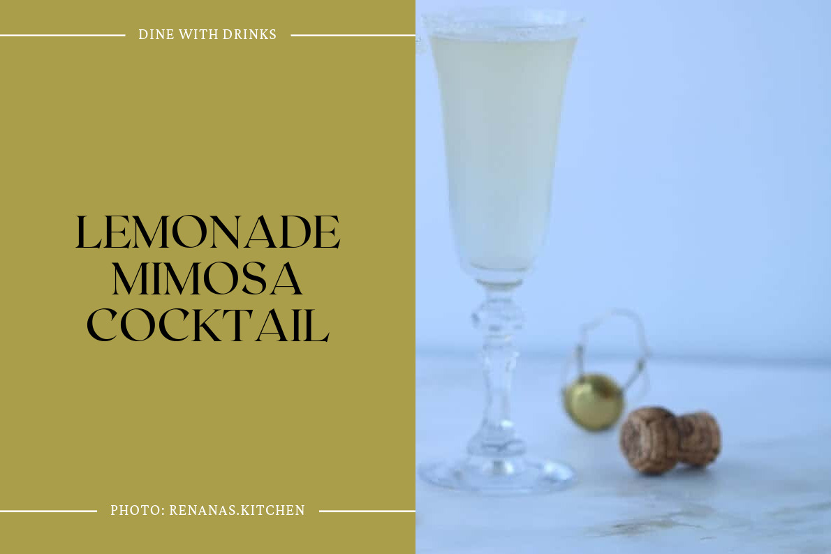 Lemonade Mimosa Cocktail