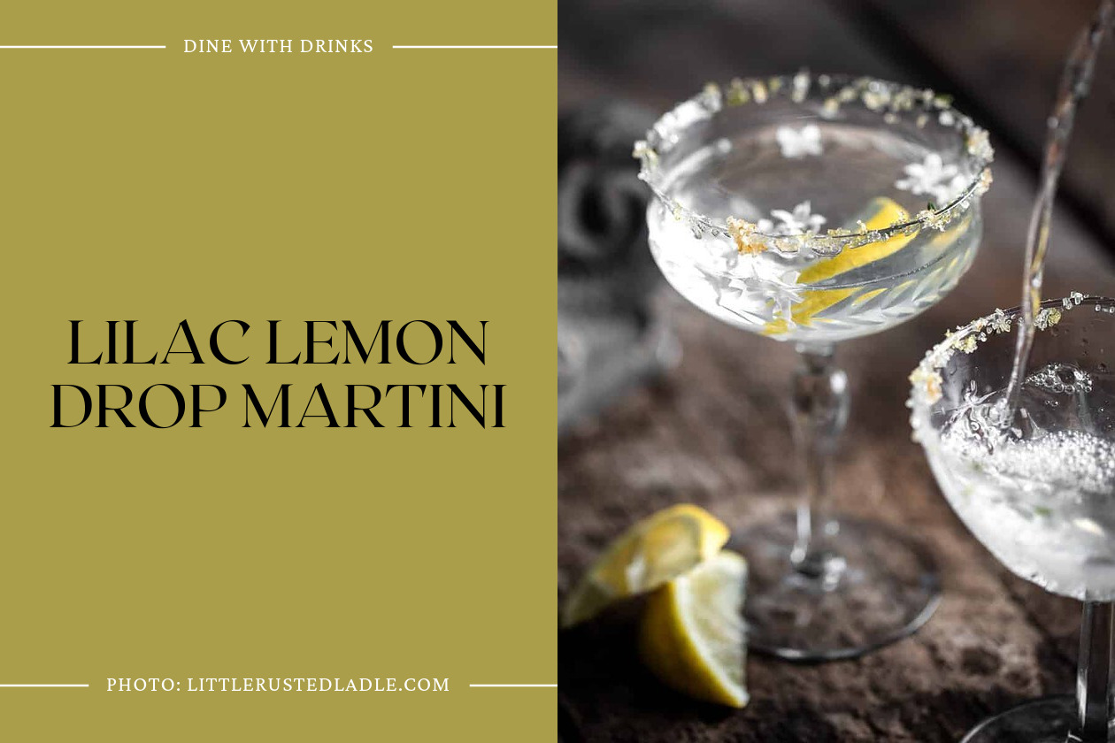 Lilac Lemon Drop Martini