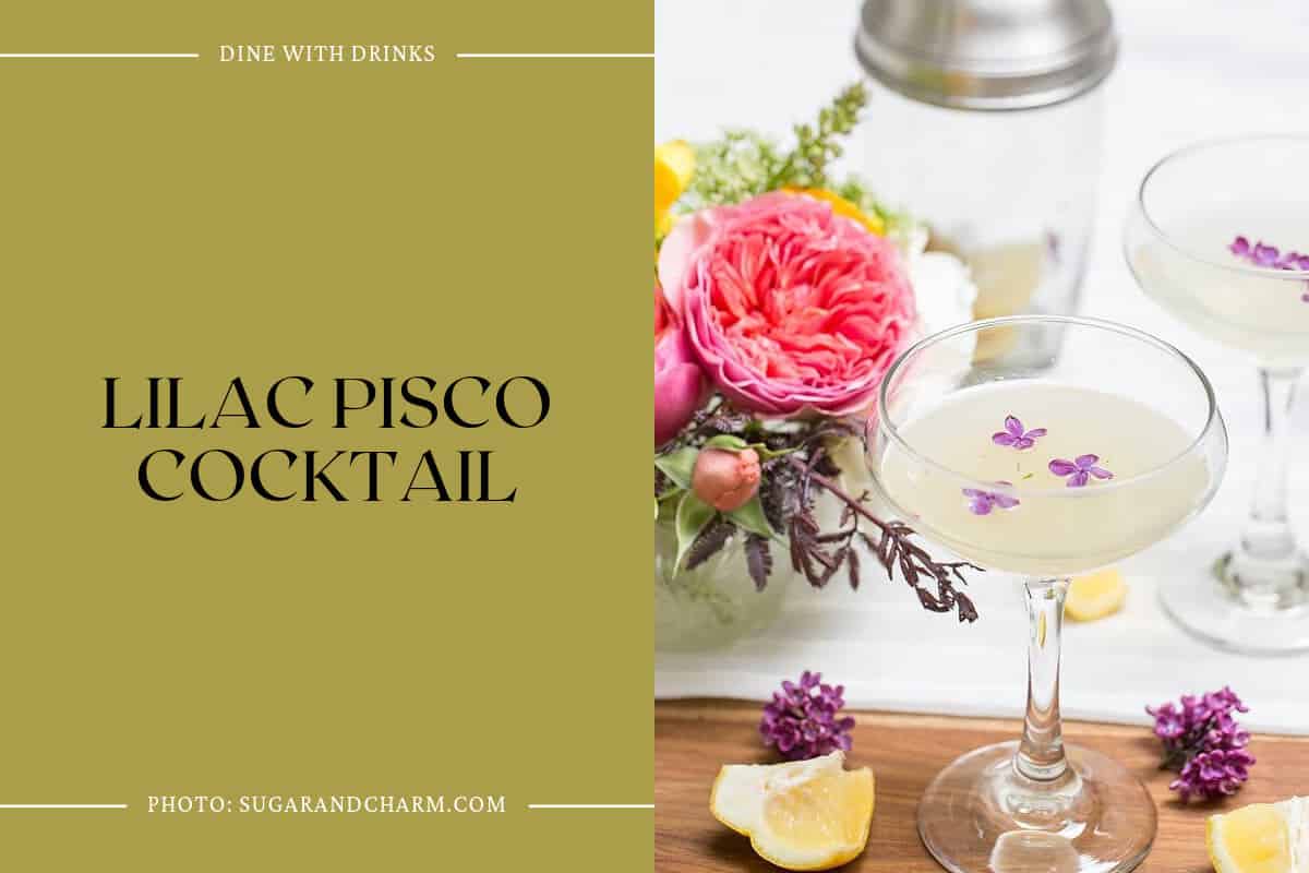 Lilac Pisco Cocktail