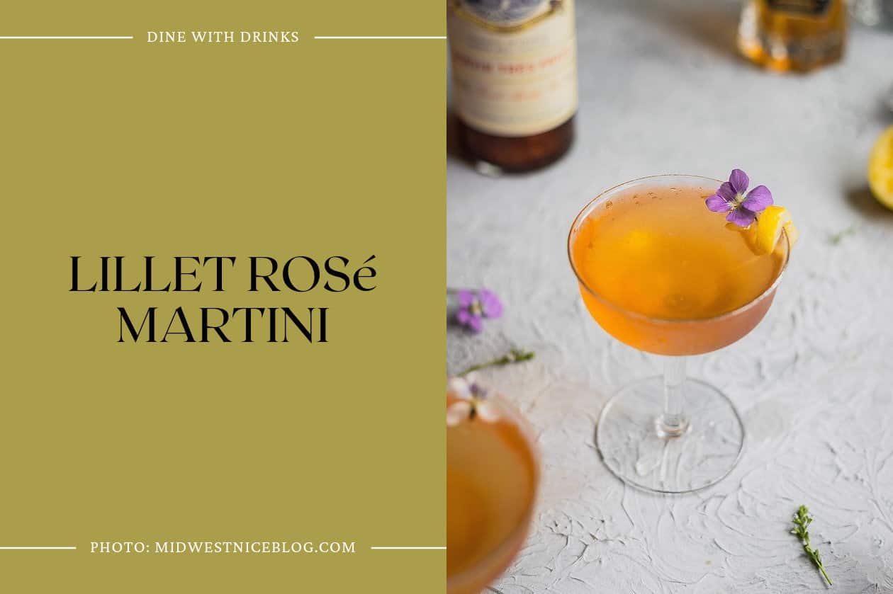 Lillet Rosé Martini