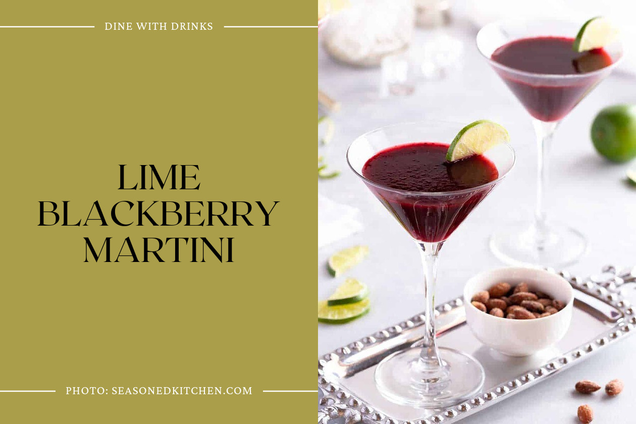 Lime Blackberry Martini