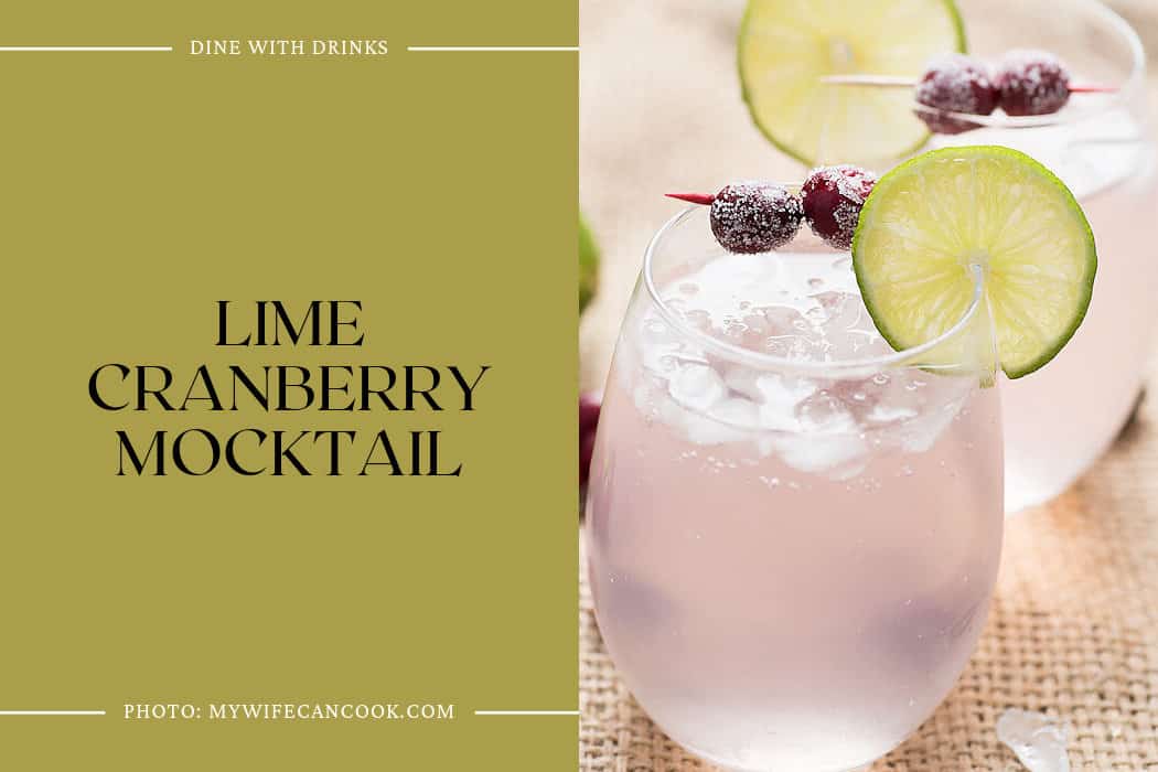 Lime Cranberry Mocktail