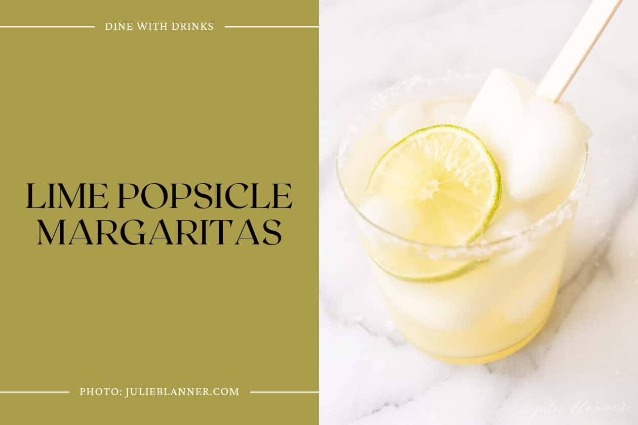 Lime Popsicle Margaritas