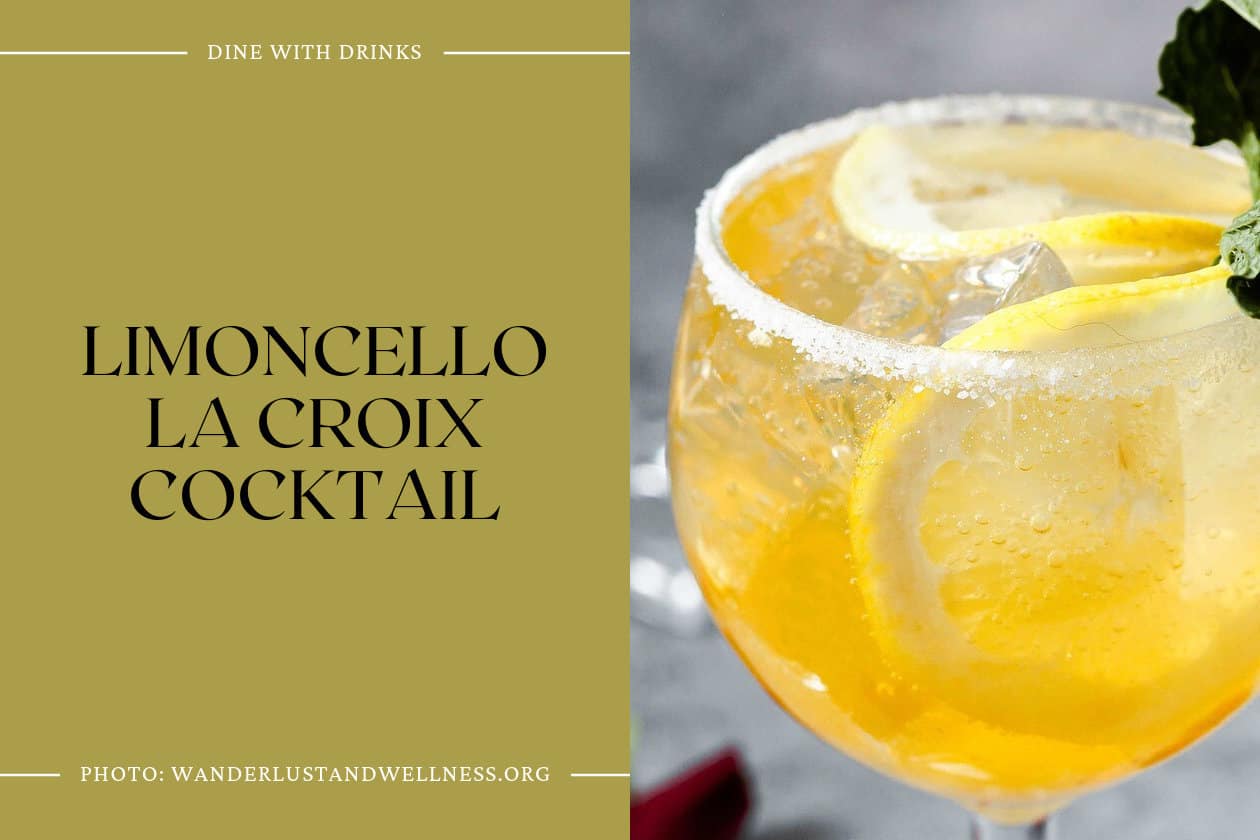Limoncello La Croix Cocktail