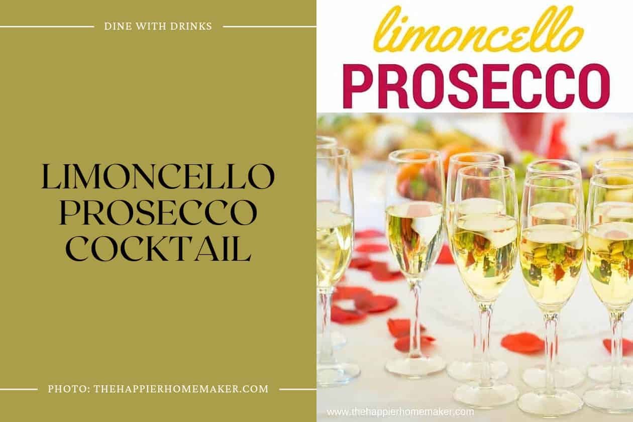 Limoncello Prosecco Cocktail