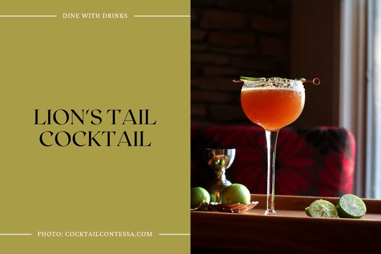 Lion's Tail Cocktail