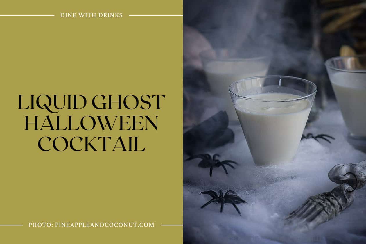 Liquid Ghost Halloween Cocktail