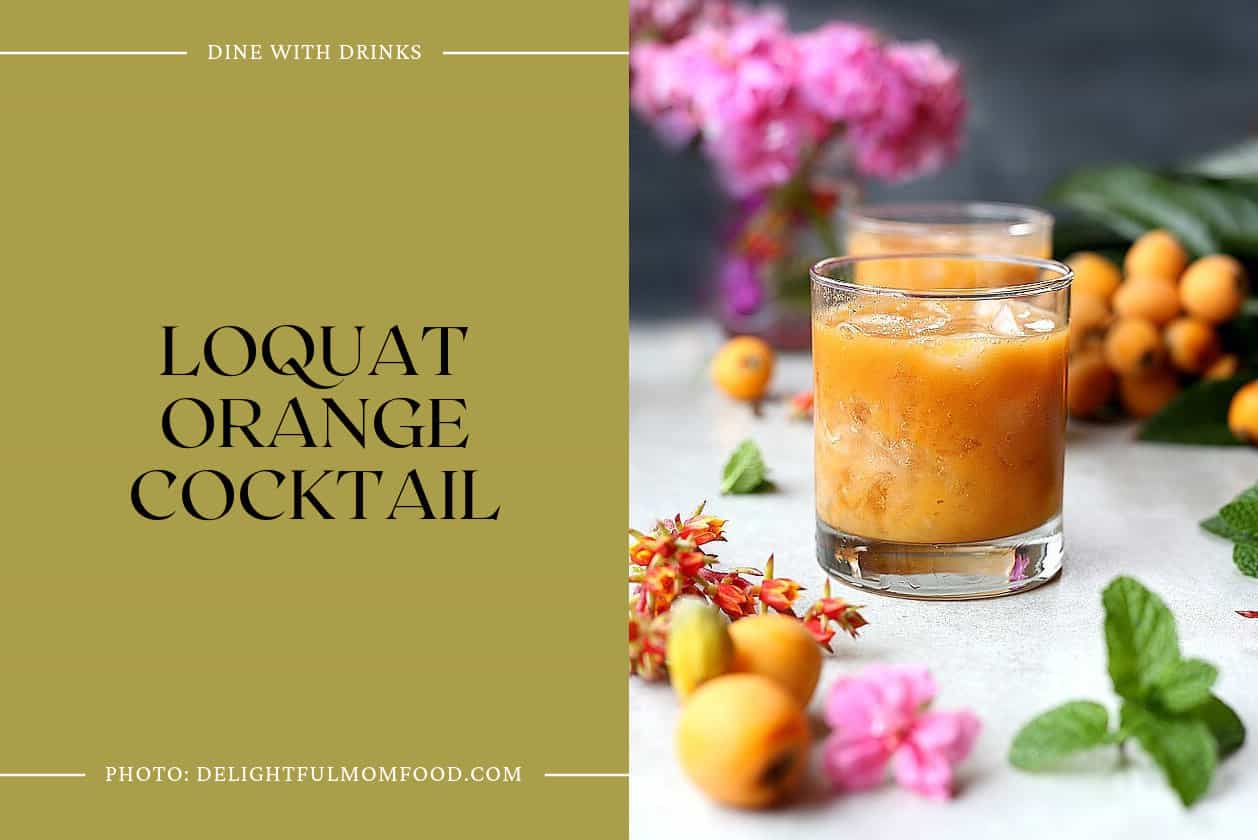 Loquat Orange Cocktail