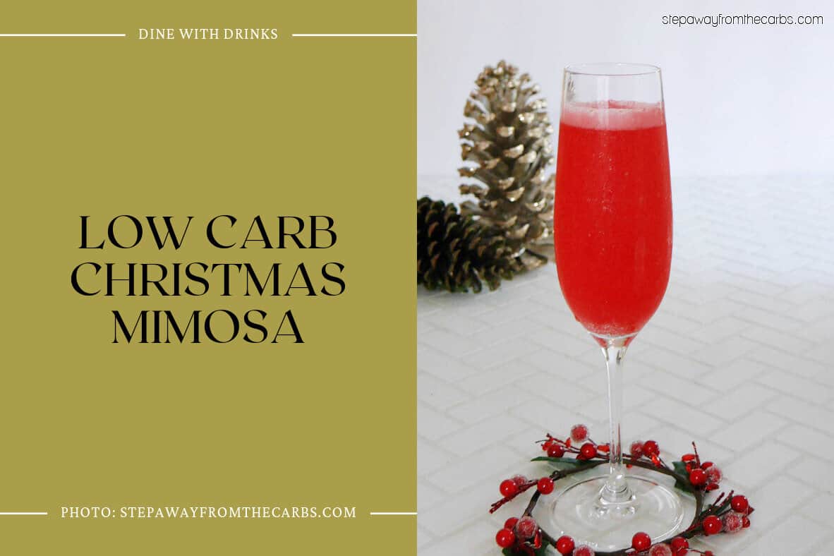 Low Carb Christmas Mimosa