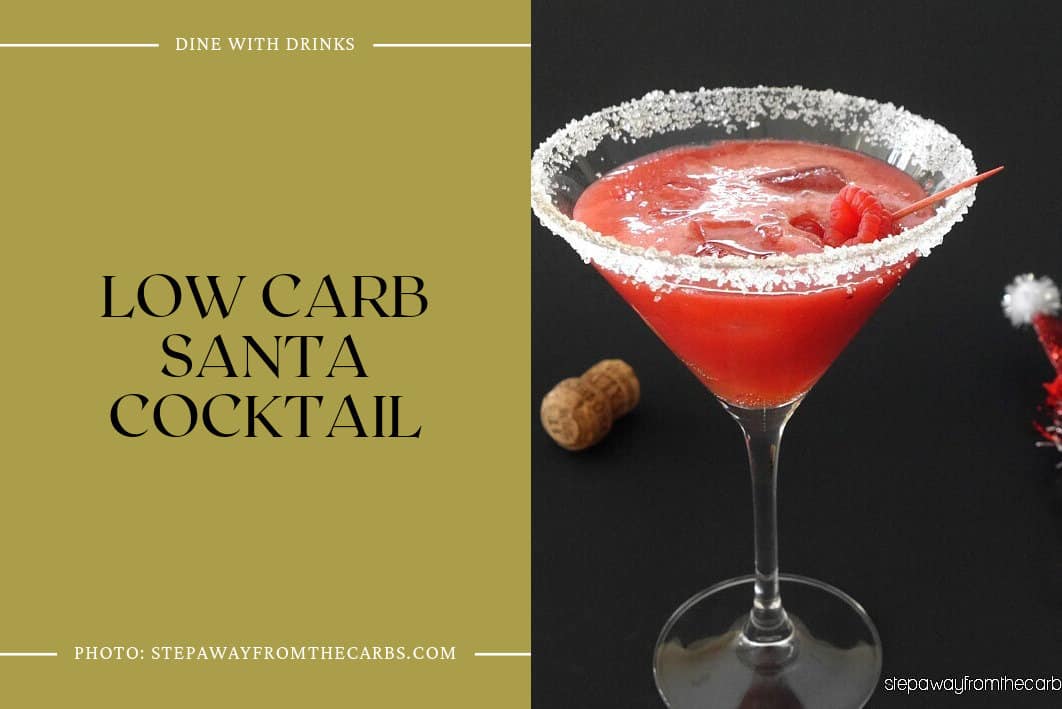 Low Carb Santa Cocktail